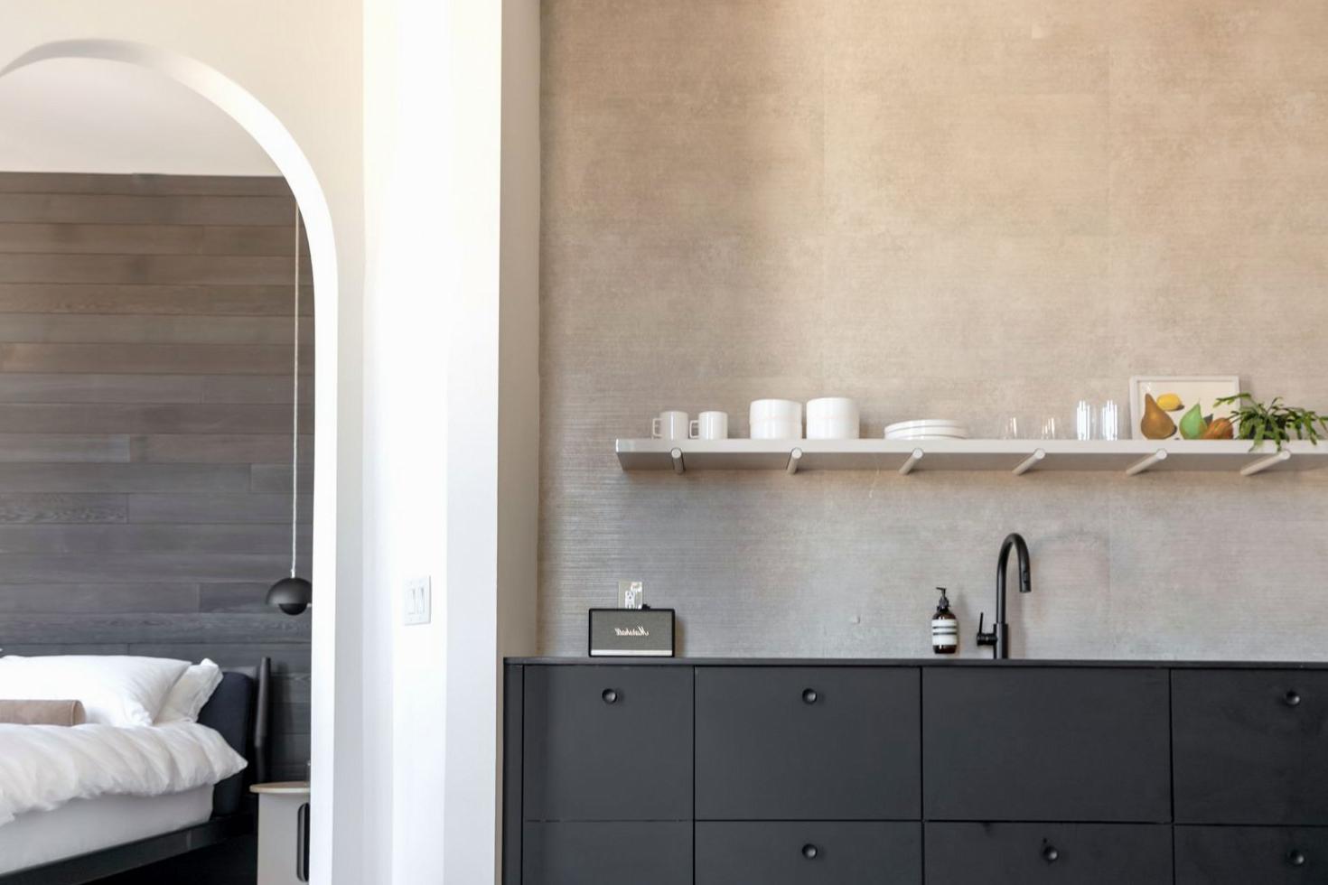 Modern room interior detail